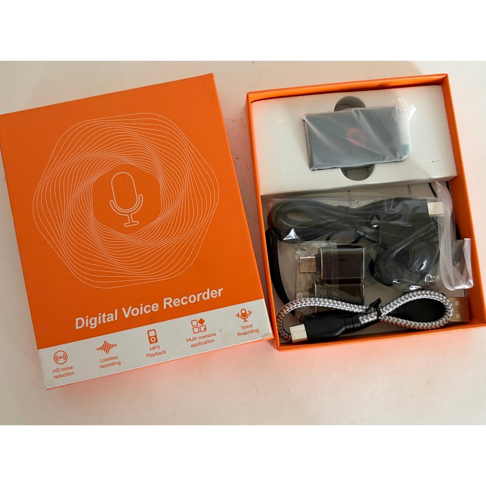 NIB 16gb Digital Voice Recorder Micro Mini Size New Factory Sealed